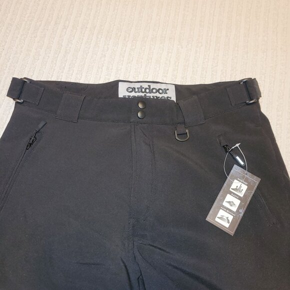 NWT Outdoor Ventures Black Fleece Lined Water Resistant Elastic Snow  Men Size L - Picture 2 of 10